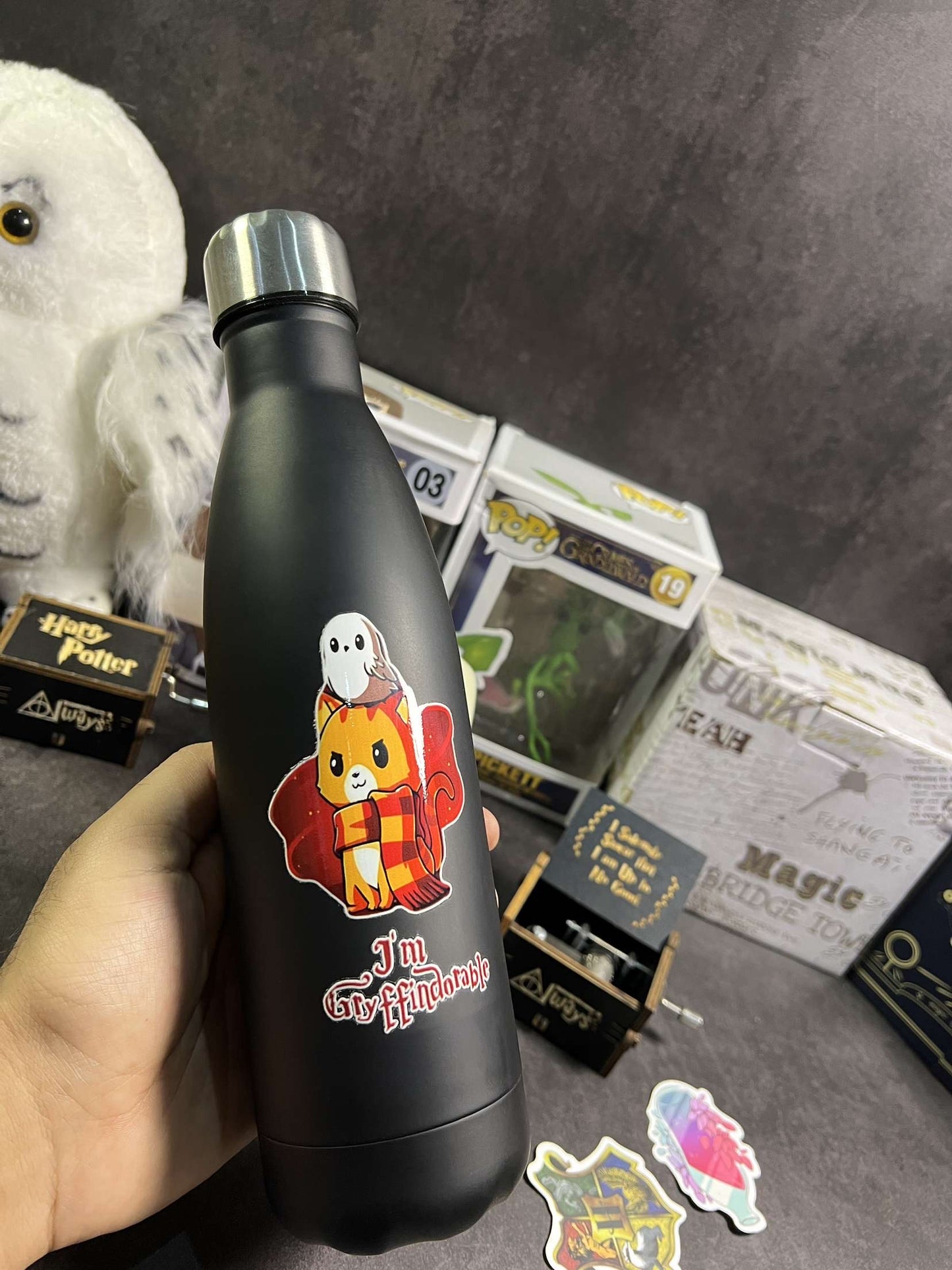 Gryffindorable water bottle