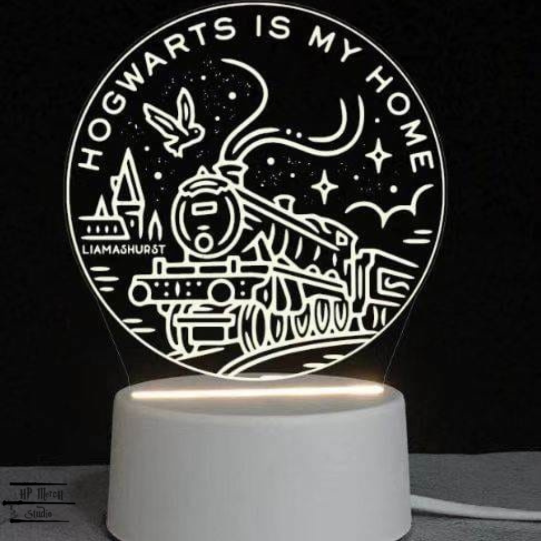 Hogwarts Is My Home Lamp