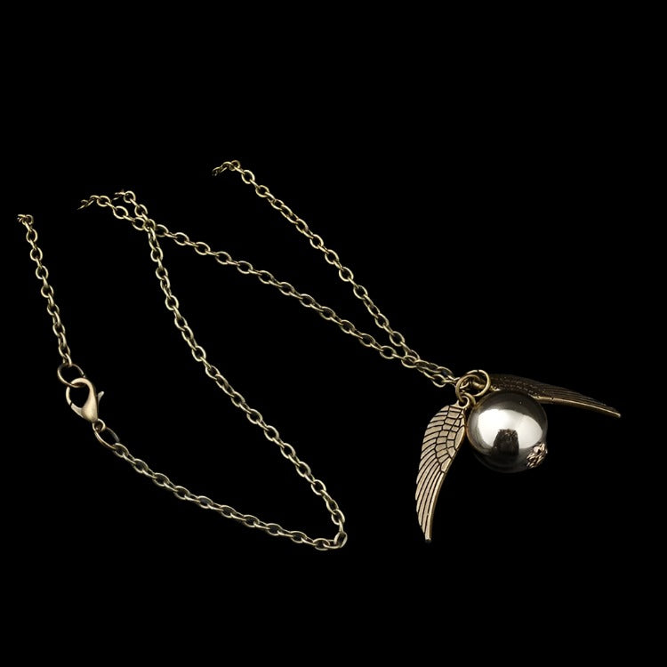 Golden Snitch Pendent Necklace