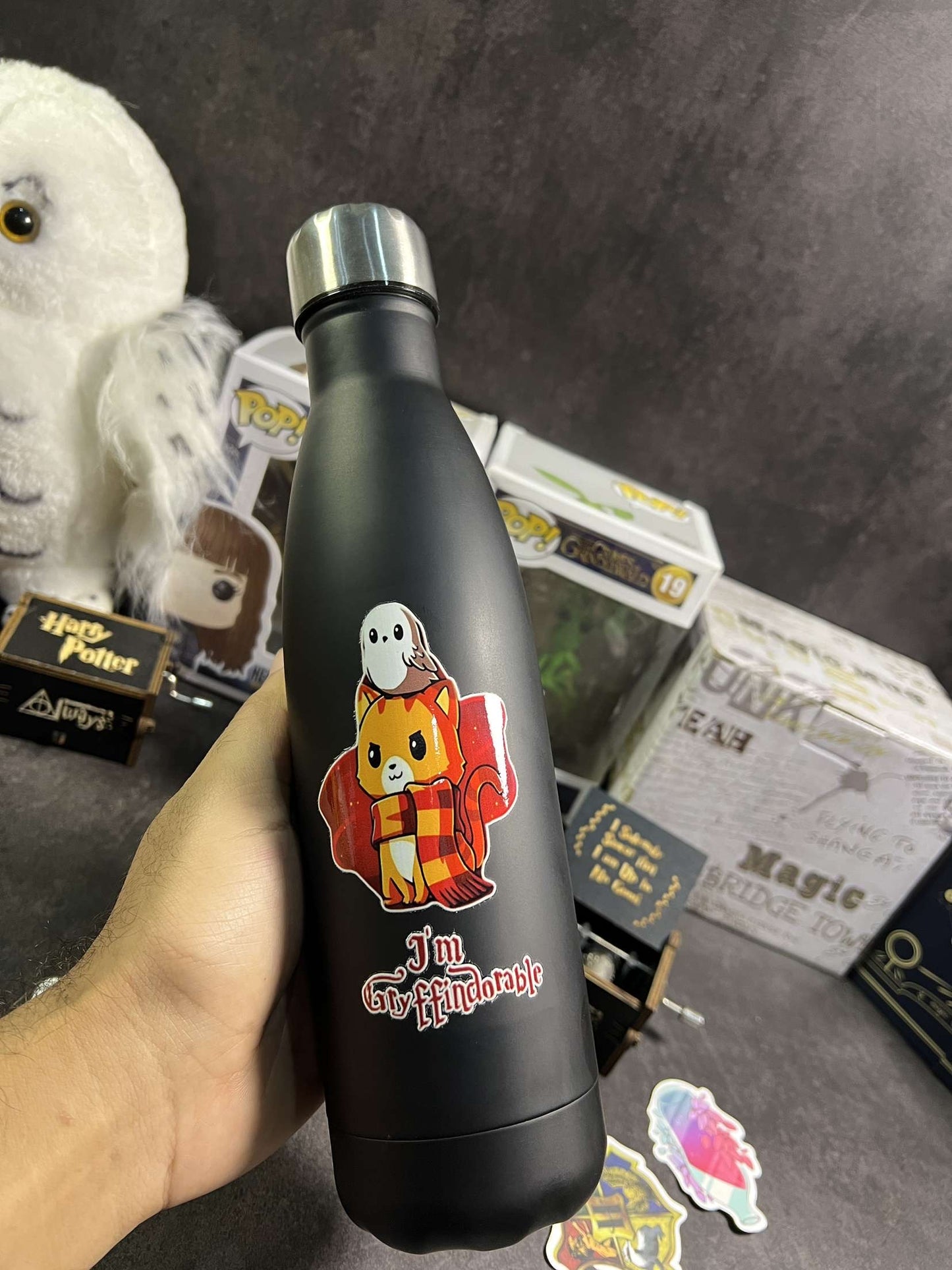 Gryffindorable water bottle