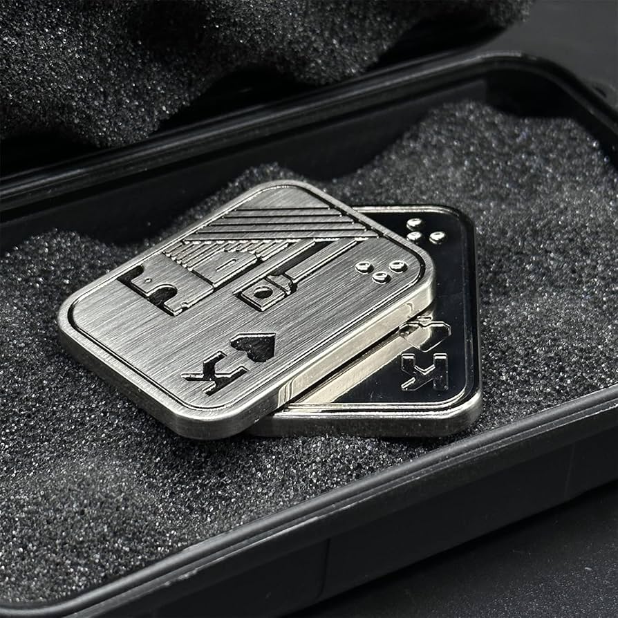 Metal Poker Fidget Slider EDC Adult Fidget Toy