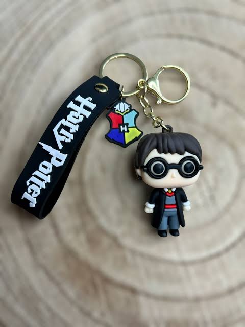 Harry Potter Character Keychain with Strap