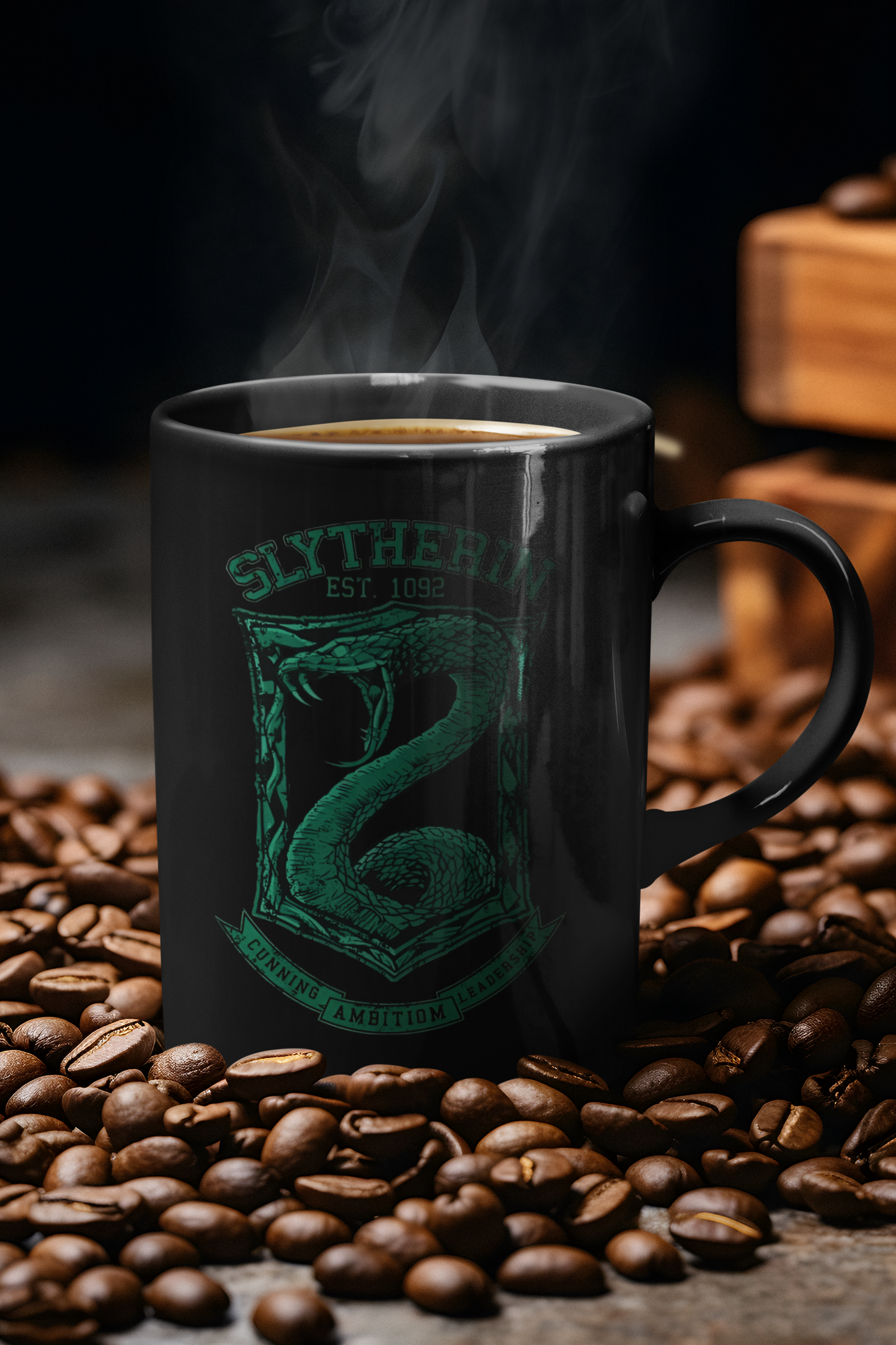 Slytherin Black Mug
