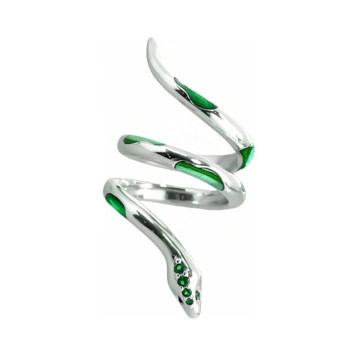 Slytherin Snake Wrap Ring