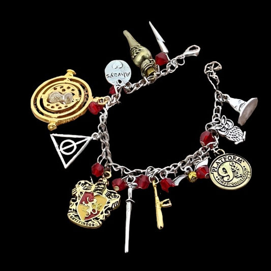 Gryffindor Charm Bracelet
