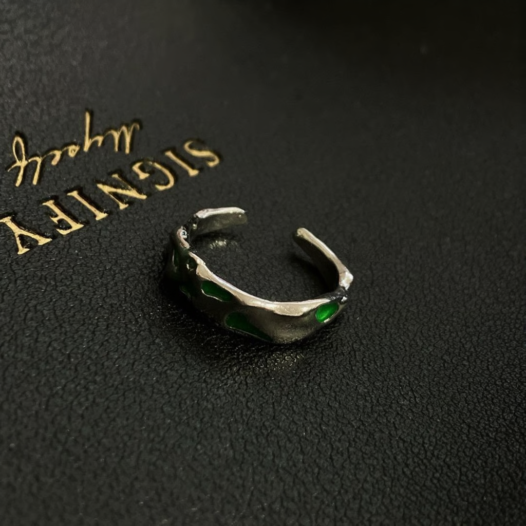 Silver Snake Wrap Ring | Adjustable Serpent Fashion Ring