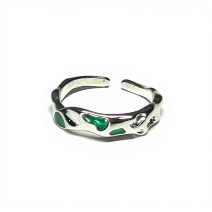 Silver Snake Wrap Ring | Adjustable Serpent Fashion Ring