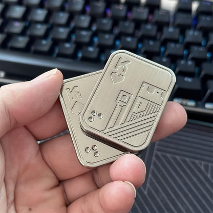 Metal Poker Fidget Slider EDC Adult Fidget Toy