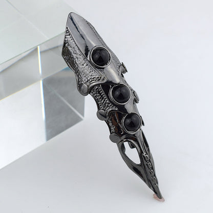 Gothic Dragon Sword Pendant Necklace With Gothic Nail (Bundle)