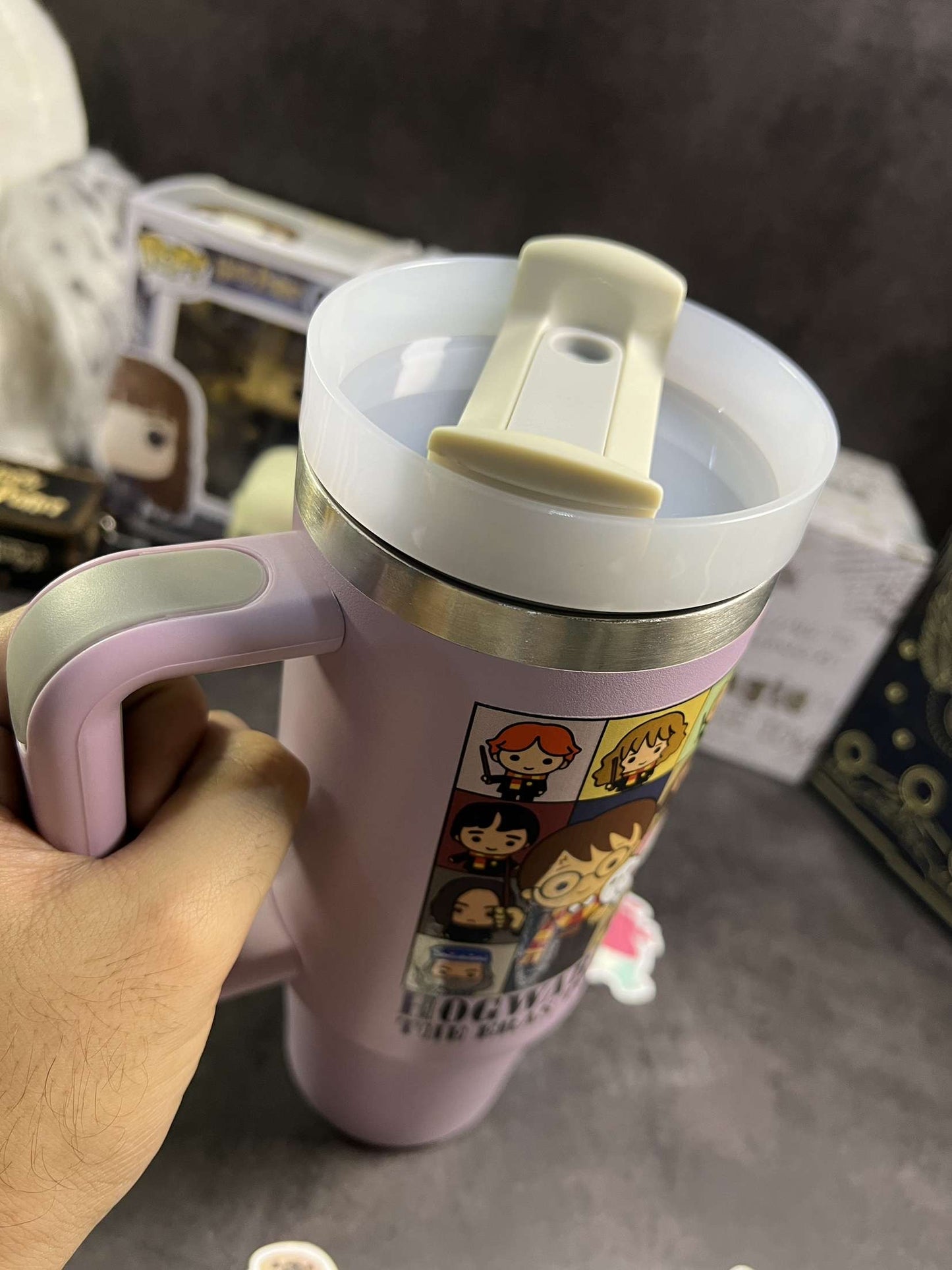 Hogwarts Eras Peach Tumbler