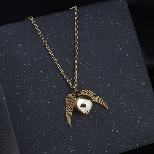 Golden Snitch Pendent Necklace