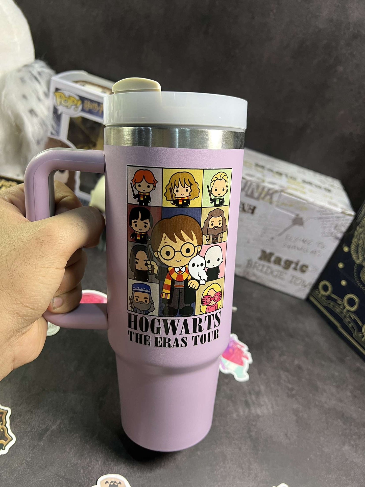 Hogwarts Eras Peach Tumbler