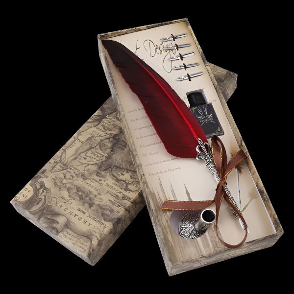 Buy Feather Quill Pen & Ink Set in Pakistan – HP Merch Sudio