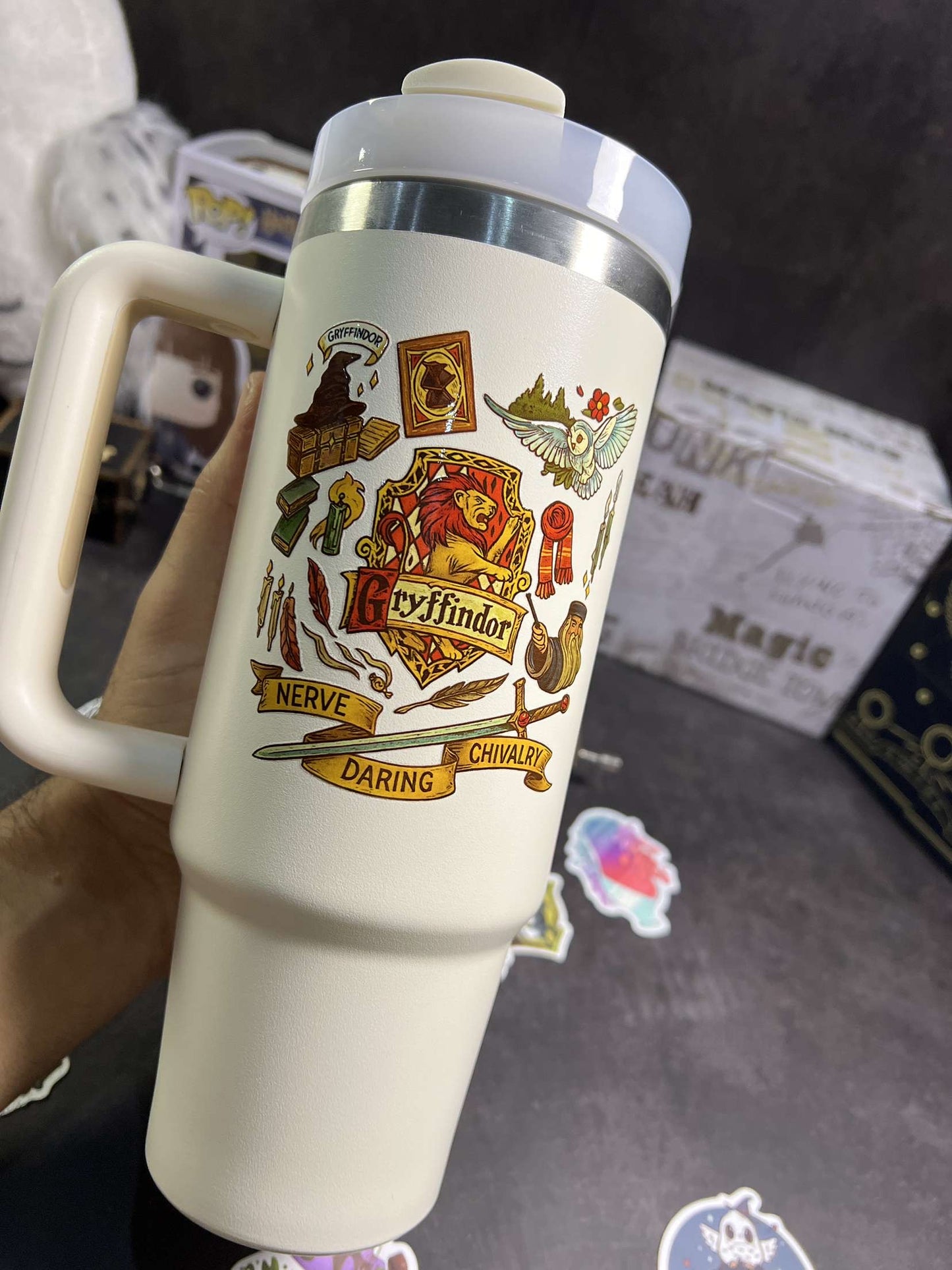 Gryffindor Charm Tumbler