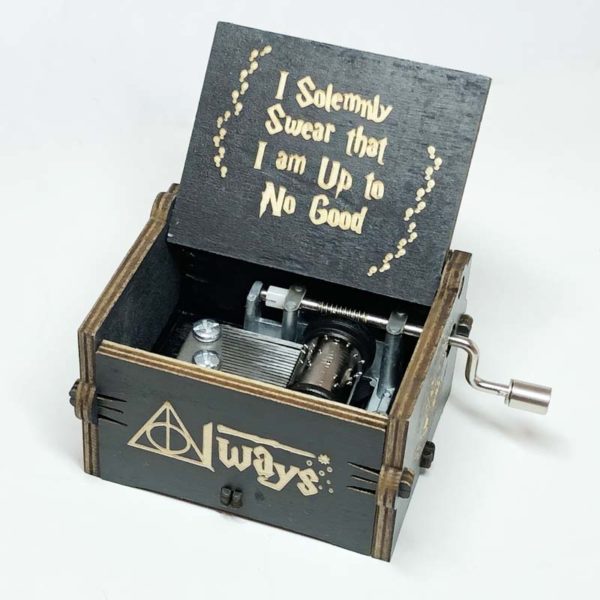 Harry Potter Wooden Music Box – HP Merch Sudio