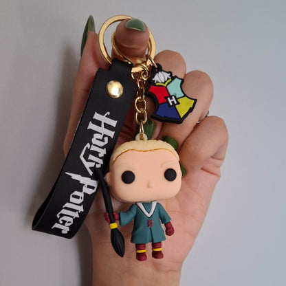 Draco Malfoy Character Keychain with Strap