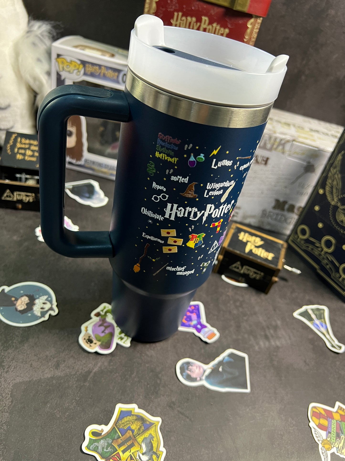 Mystic Charm Tumbler Navy blue