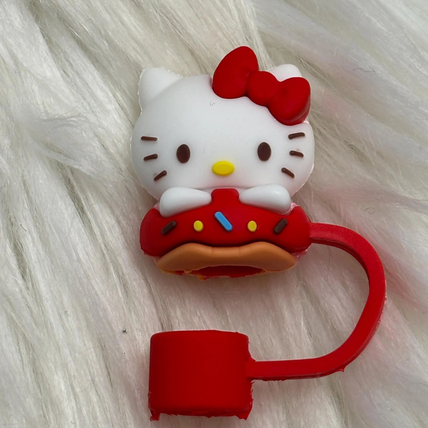 3D Cartoon Silicone Straw Cover Cap | Cute Straw Topper for Stanley Cups & Tumblers
