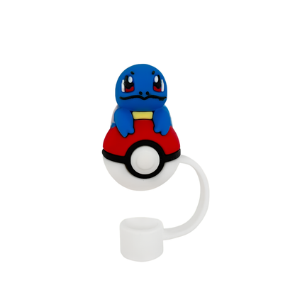 3D Cartoon Silicone Straw Cover Cap | Cute Straw Topper for Stanley Cups & Tumblers
