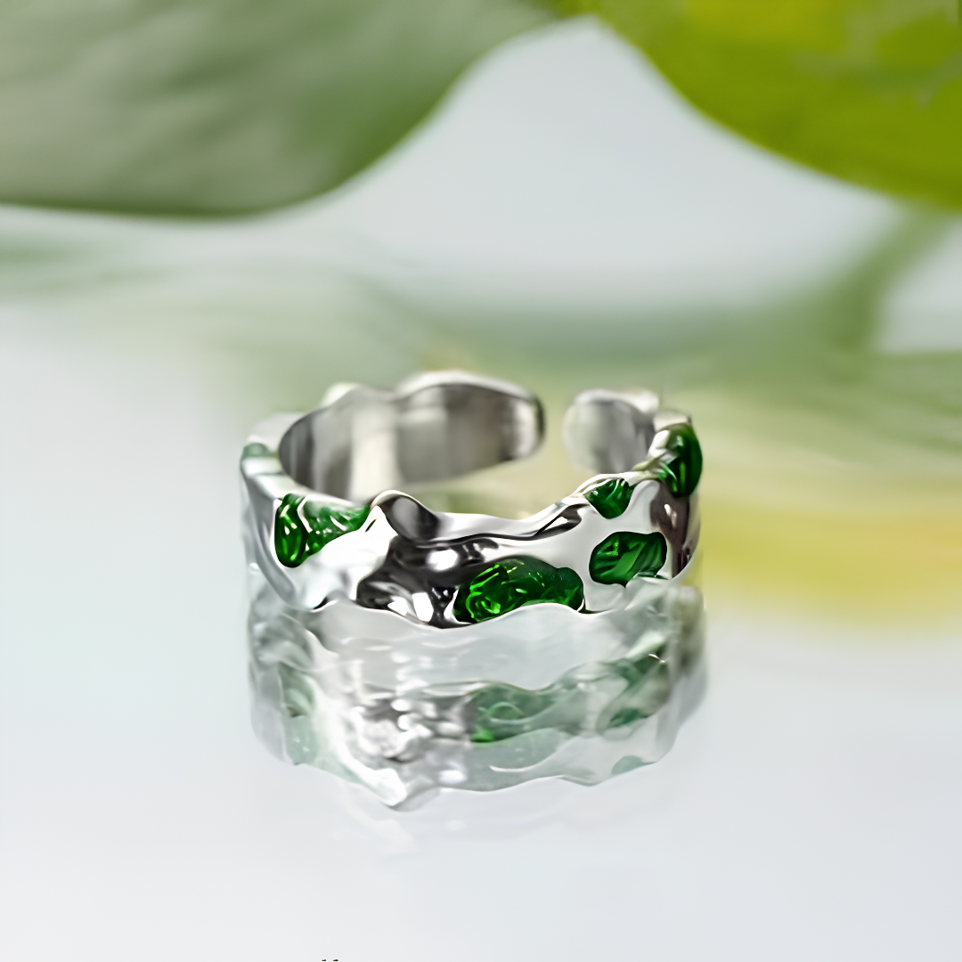 Silver Snake Wrap Ring | Adjustable Serpent Fashion Ring