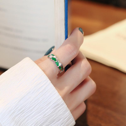 Silver Snake Wrap Ring | Adjustable Serpent Fashion Ring