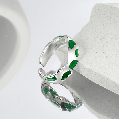 Silver Snake Wrap Ring | Adjustable Serpent Fashion Ring