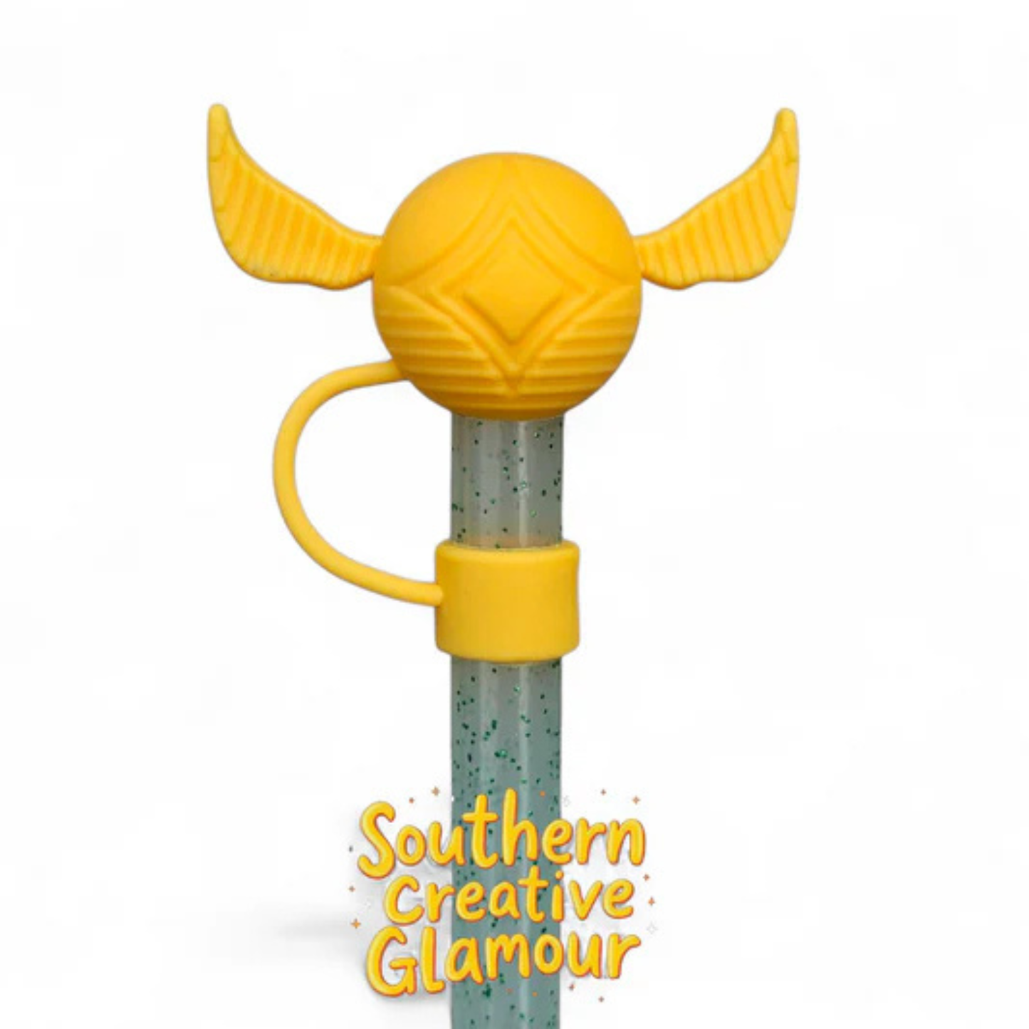 Harry Potter Inspired Silicone Straw Cover Caps – Reusable Dust-Proof Straw Toppers