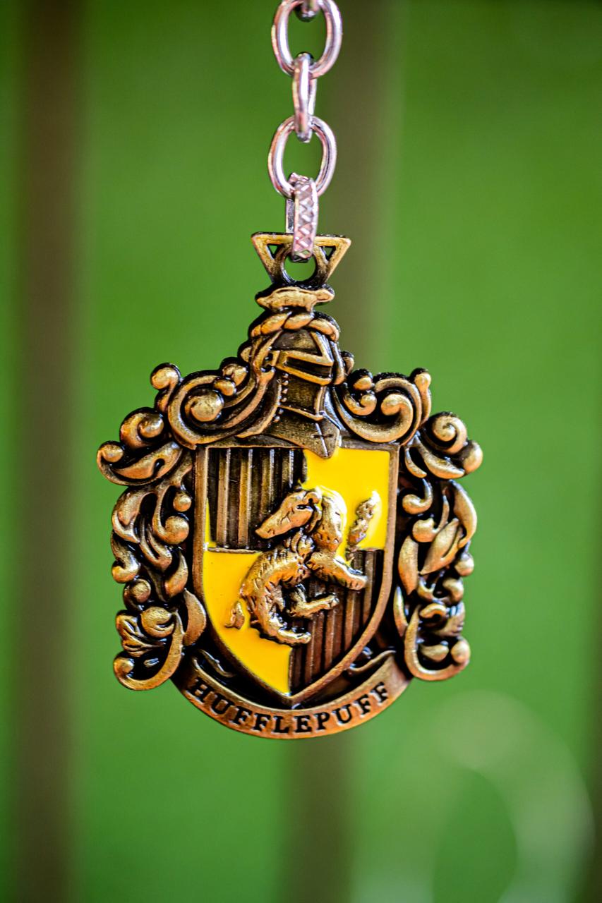 Hufflepuff Crest Keychain