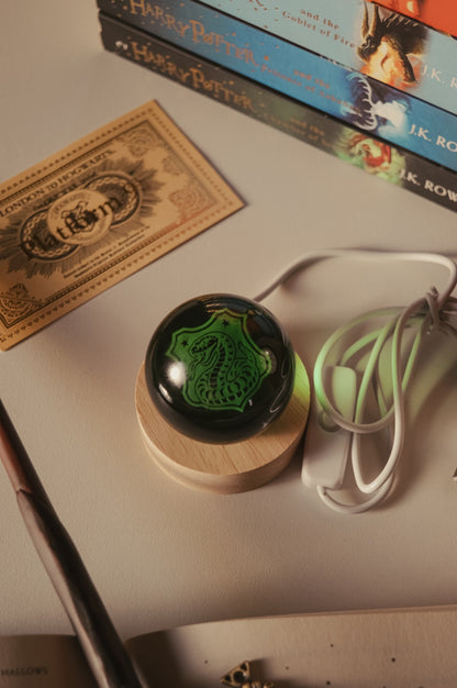 Harry Potter Hogwarts House LED Lamp | Gryffindor, Slytherin, Ravenclaw & Hufflepuff | Wizard-Themed Decorative Light