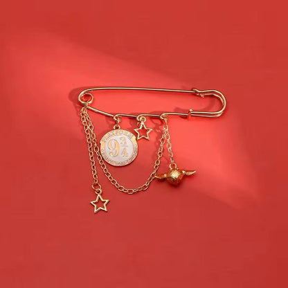 Golden Snitch Charms Brooch