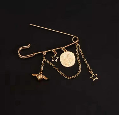 Golden Snitch Charms Brooch