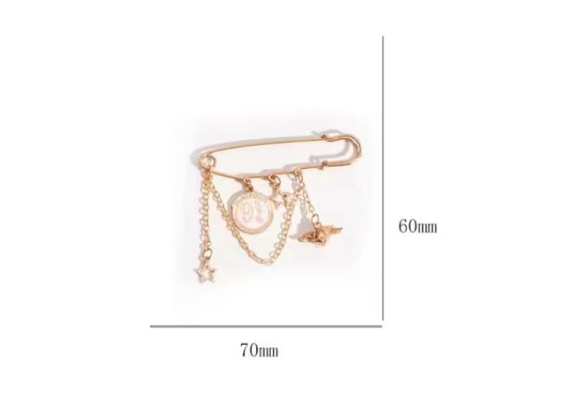 Golden Snitch Charms Brooch