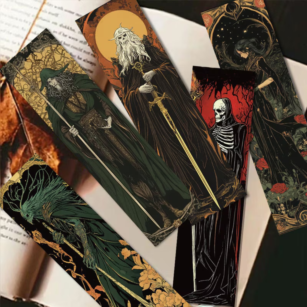 Gothic\Dark Wizard-themed Bookmarks