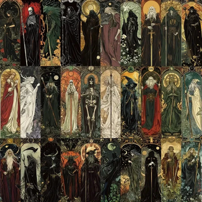 Gothic\Dark Wizard-themed Bookmarks