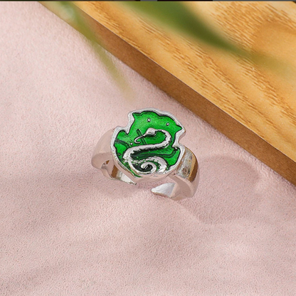 Slytherin House Crest Ring