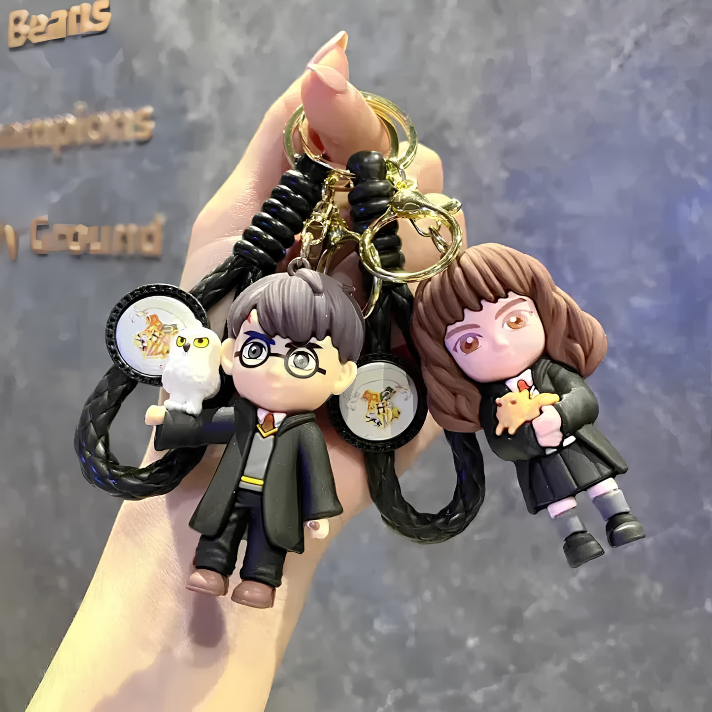 Harry Potter Inspired PVC Character Keychain | Cute Wizard Collectible Bag Charm