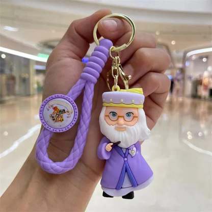 Harry Potter Inspired PVC Character Keychain | Cute Wizard Collectible Bag Charm