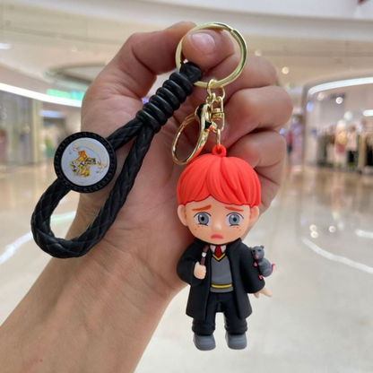 Harry Potter Inspired PVC Character Keychain | Cute Wizard Collectible Bag Charm