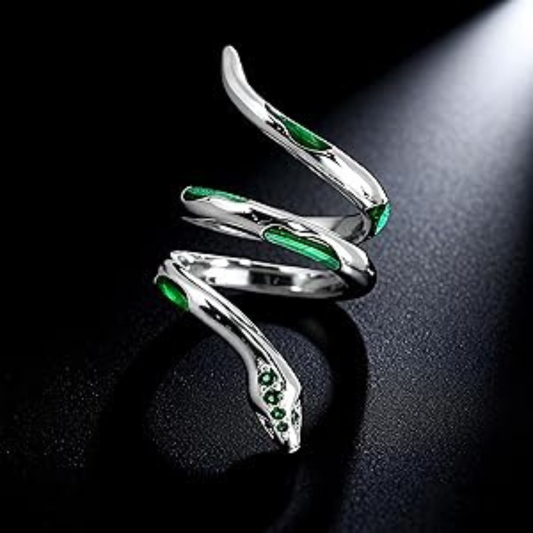 Slytherin Snake Wrap Ring