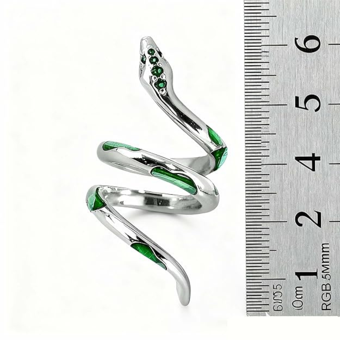 Slytherin Snake Wrap Ring