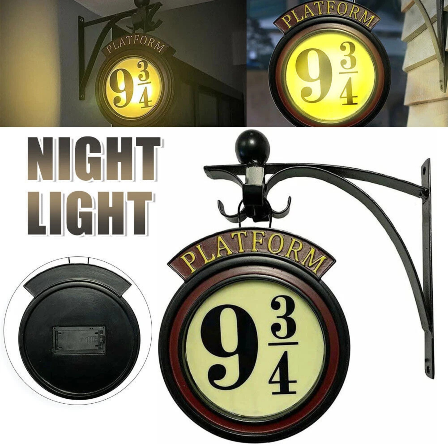 Harry Potter Platform 9 3/4 Night Light Lamp