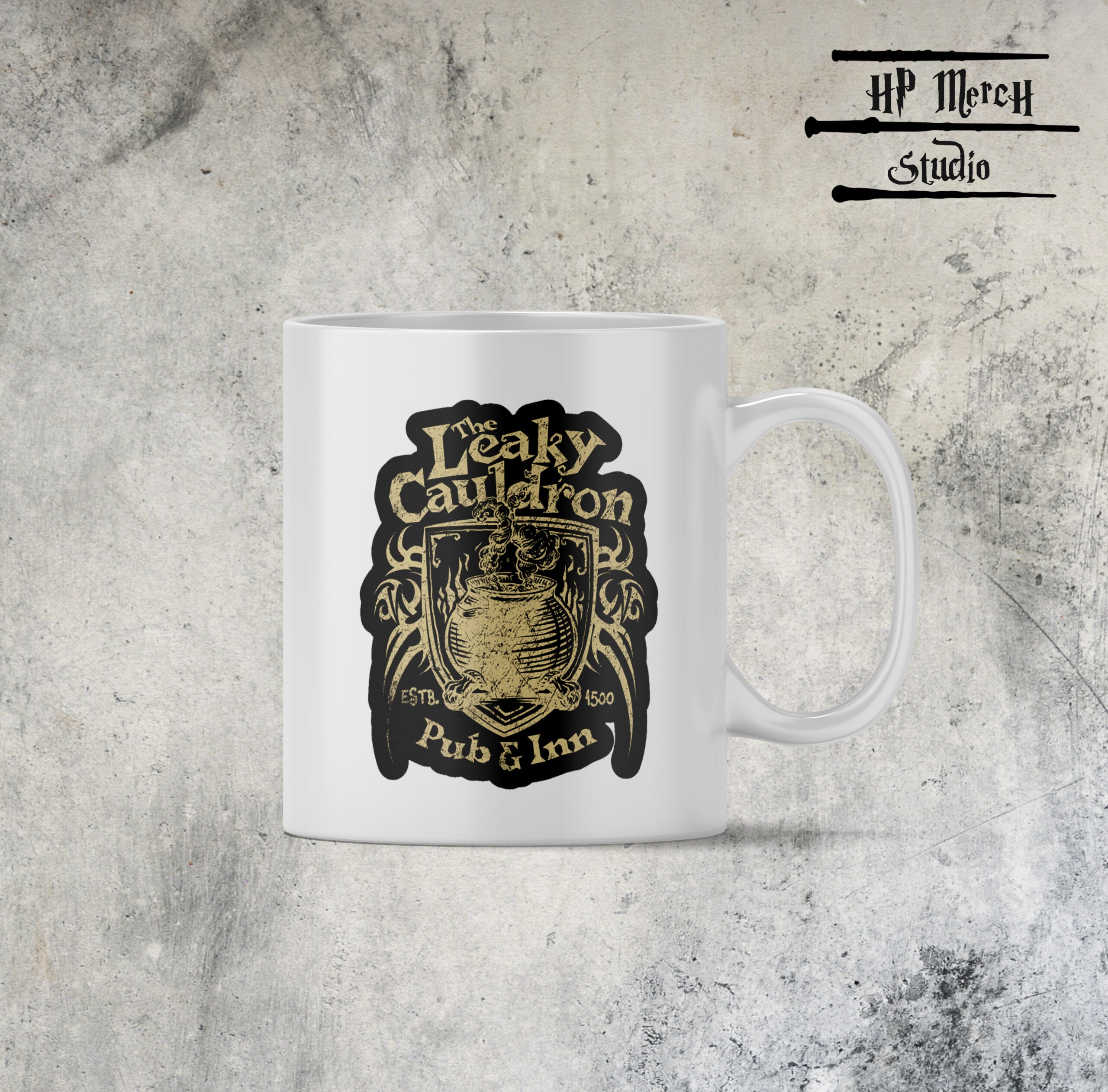 Leaky Cauldron Mug – HP Merch Studio