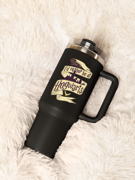 I'd Rather Be at Hogwarts Tumbler