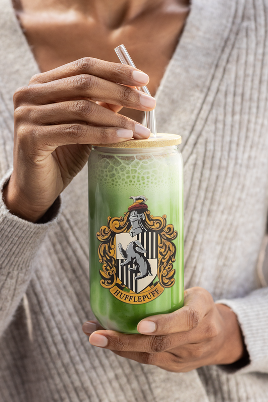 Hufflepuff Glass Tumbler
