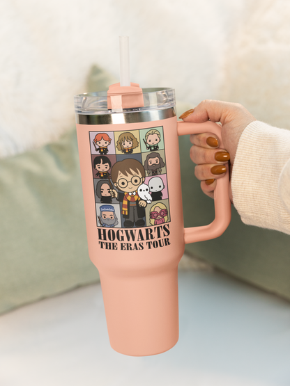 Hogwarts Eras Peach Tumbler