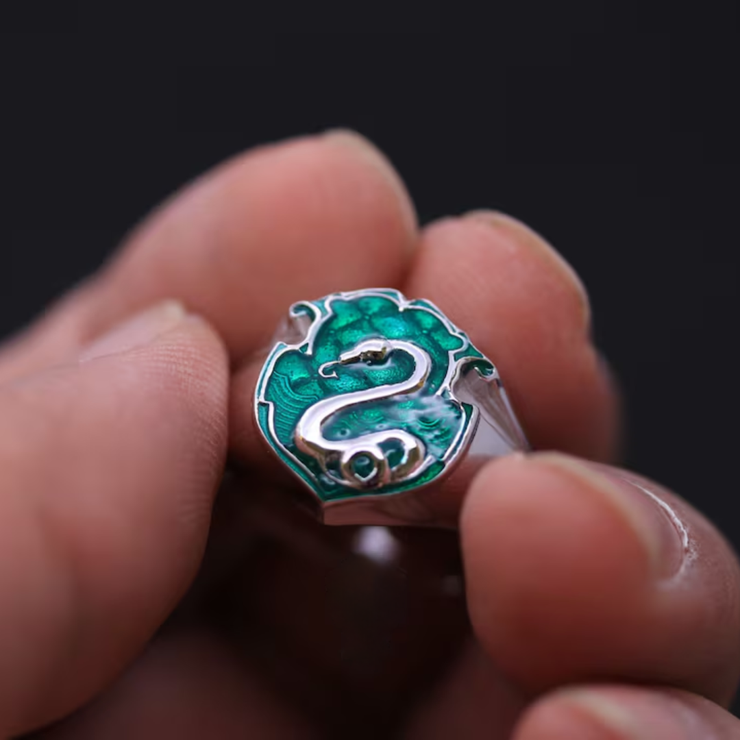 Slytherin House Crest Ring