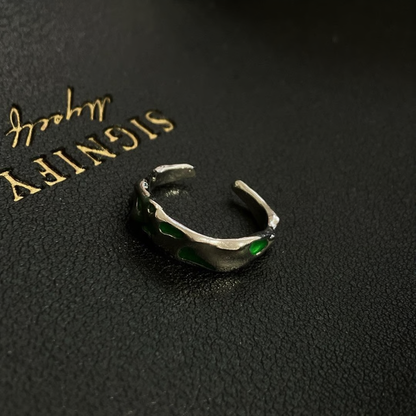Silver Snake Wrap Ring | Adjustable Serpent Fashion Ring